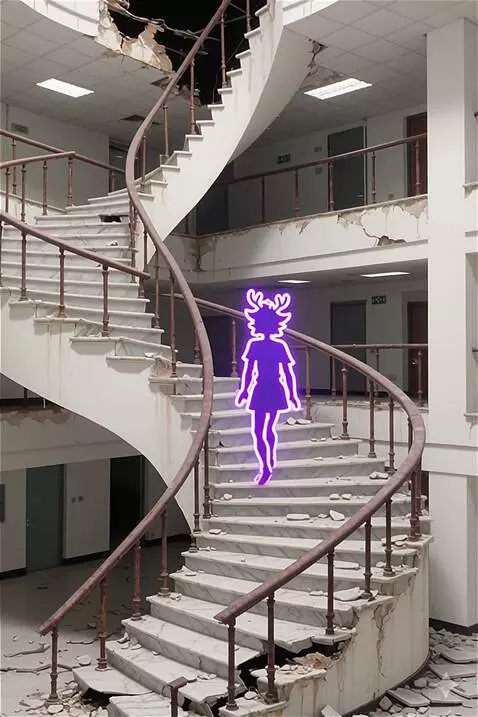 AI Video from prompt: An **architecturally dominant, profoundly melanc