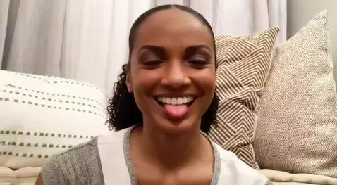 AI Video from prompt: Sticking long tongue out.