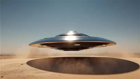 AI Video from prompt: Летающая тарелка