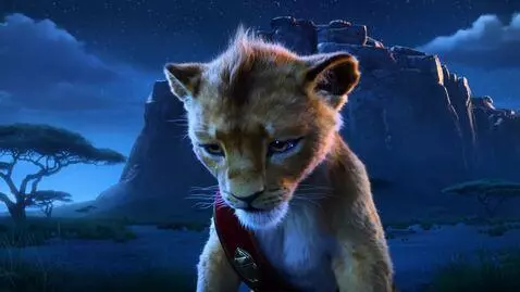 AI Video from prompt: simba cry after mufasa dead