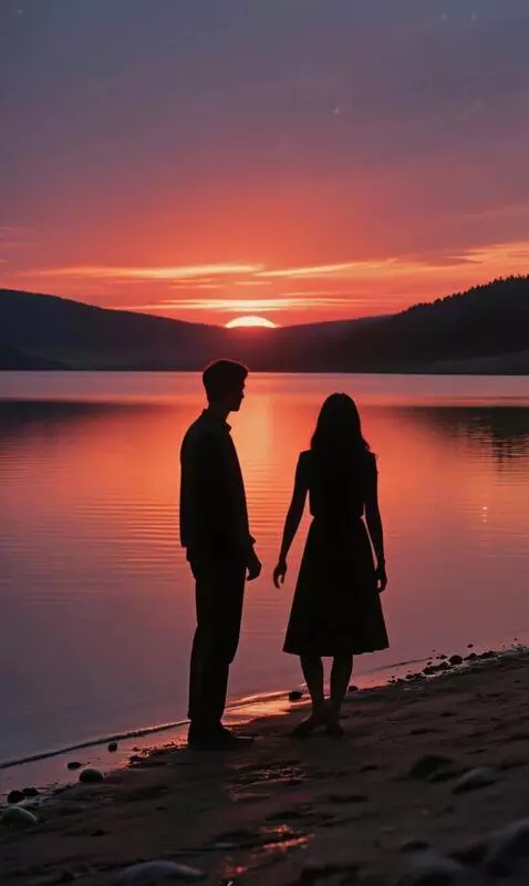 AI Video from prompt: The girl turns around and walks away, leaving th