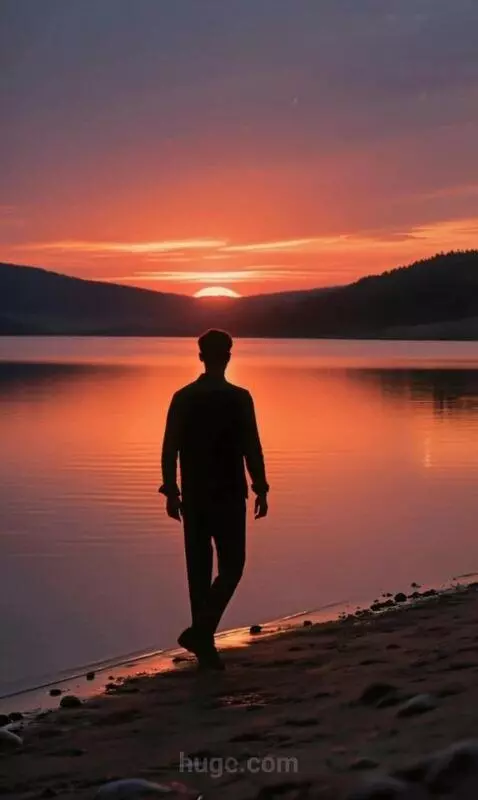 AI Video from prompt: The man turns around and slowly walks away.