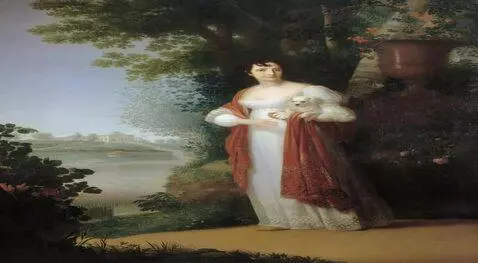 AI Video from prompt: A friendly woman by a calm river