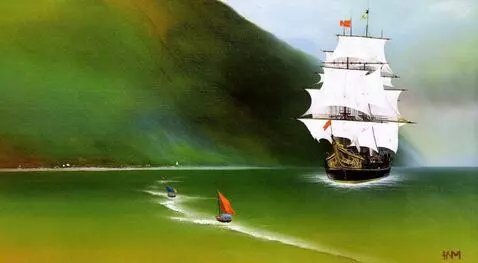 AI Video from prompt: Stormy sea, a ship sinking in the distance