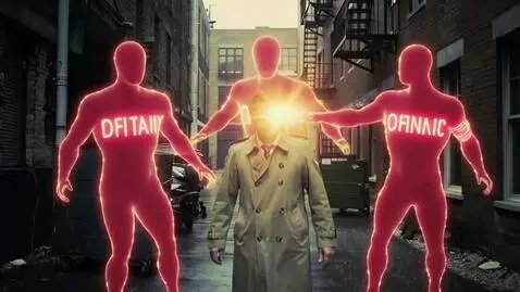 AI Video from prompt: Scene 1: The Threat  Prompt: "Film noir style, d