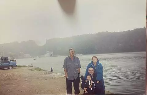 AI Video from prompt: They laugh and look at us