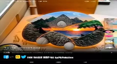 AI Video from prompt: Взорвался на разноцветные пузыри