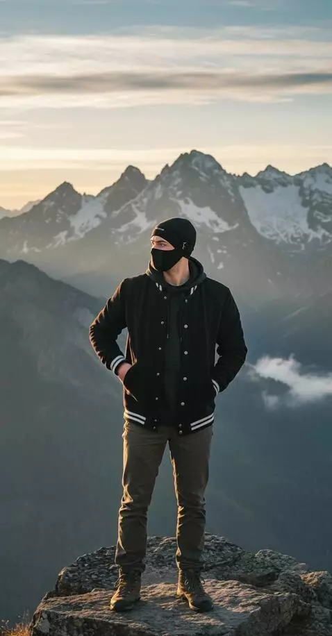 AI Video from prompt: seorang pria melihat kekiri dan kekanan sambil m