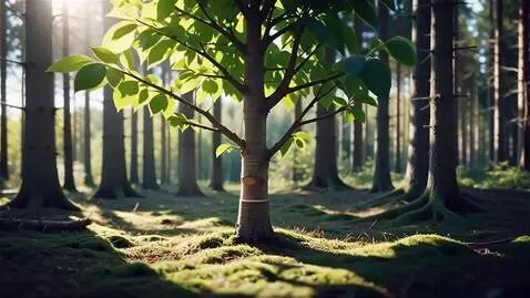 AI Video from prompt: Ускоренный рост дерева