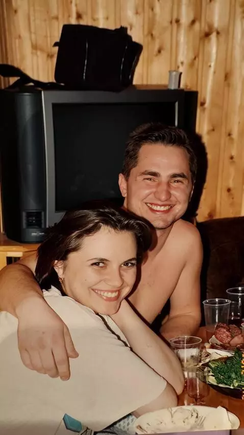 AI Video from prompt: A man and a woman look at the camera and continu