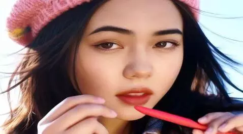 AI Video from prompt: 翻白眼吐舌头，同时口水流出，脸色红润