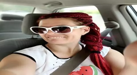 AI Video from prompt: a woman swinging her feet in the air