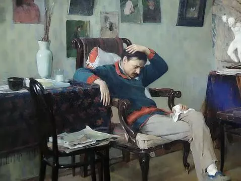 AI Video from prompt: The person is sick