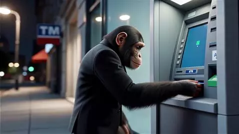 AI Video from prompt: Сцена 1: Средний план. Обезьяна в человеческой о