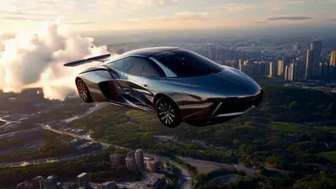 AI Video from prompt: carro voador