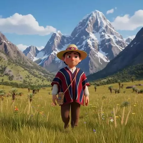 AI Video from prompt: The character walks slowly forward, the camera f