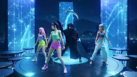 AI Video from prompt: Thresh from the game League of Legends dances th