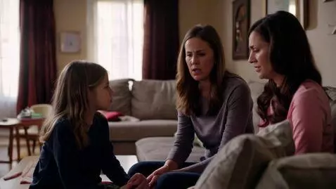 AI Video from prompt: Мама говорит дочке что мы сидим без дела убирай 