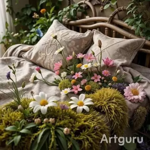 AI Video from prompt: На кровать ложится человек