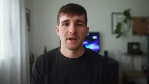 AI Video from prompt: A male in front of camera, whom watch directly i