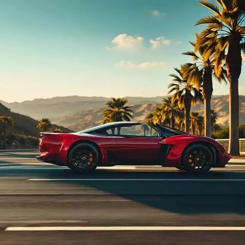 AI Video from prompt: fast super car