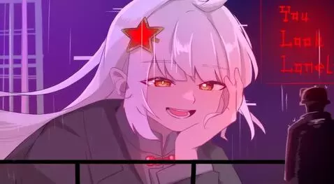 AI Video from prompt: girl on photo says "you look lonely i can fix th