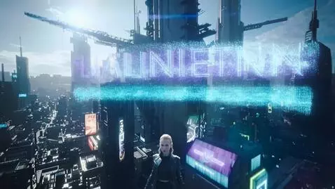 AI Video from prompt: A sweeping, cinematic aerial shot of NeuroCity. 