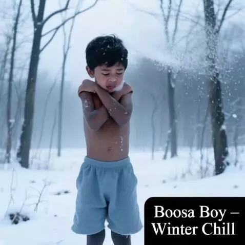 AI Video from prompt: Босой мальчик в шортах без майки стоит и обхвати