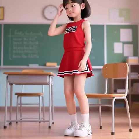 AI Video from prompt: She gets out of her chair and walks around