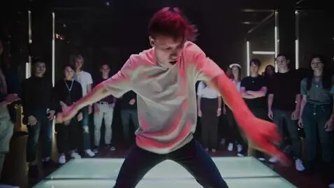 AI Video from prompt: He suddenly started to dance — not just any danc