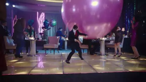 AI Video from prompt: A humanoid dark-striped cat in a stylish suit, d