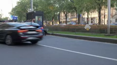 AI Video from prompt: Clio 3 RS driving in the city