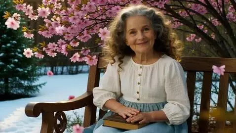 AI Video from prompt: A timelapse transformation of a young girl growi