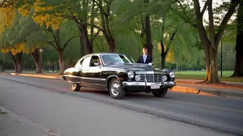 AI Video from prompt: Cinematic video sequence. A handsome man in his 