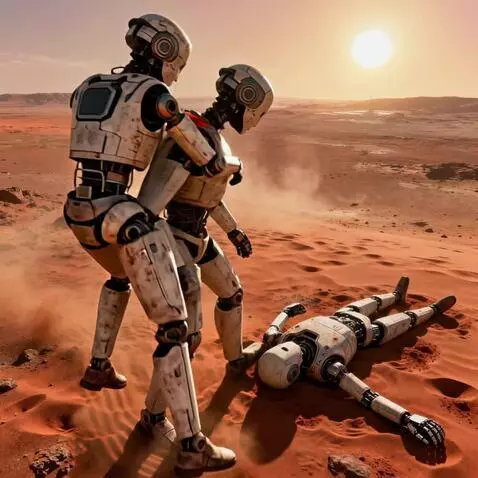 AI Video from prompt: Сделай продолжение этого слайда. Уже вечер на ма