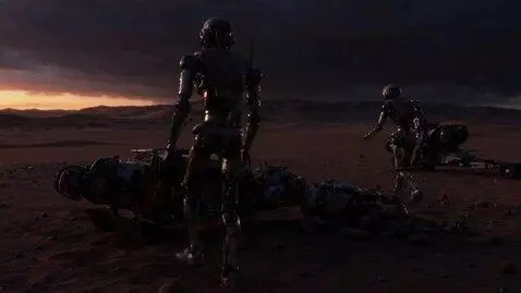 AI Video from prompt: Сделай продолжение этого слайда. Уже вечер на ма