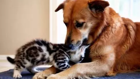 AI Video from prompt: The Adventures of Milo and Leo: Inseparable Frie