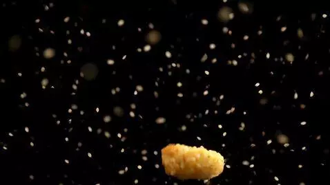 AI Video from prompt: The rolls fall on a black background along with 