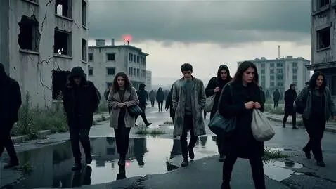 AI Video from prompt: insanların mutsuz olduğu ve mental sağlıklarının