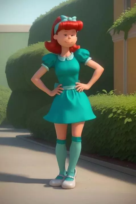 AI Video from prompt: woman shaking her hips from side to side.