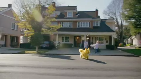 AI Video from prompt: Bird Pokémon chirp. The camera pans across the s