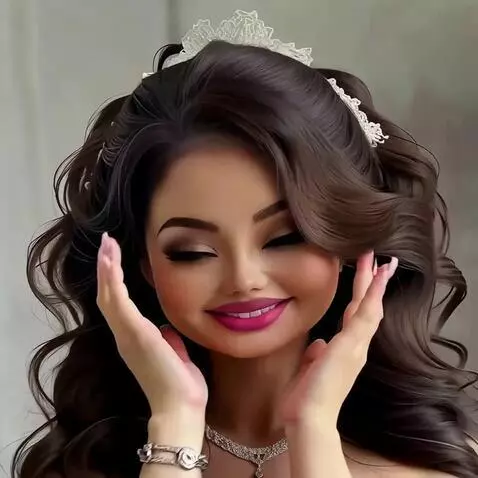 AI Video from prompt: The woman adopts a flirtatious pose and poses aw