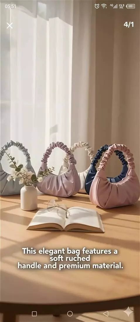 AI Video from prompt: Jadikan produk seperti direview secara detail