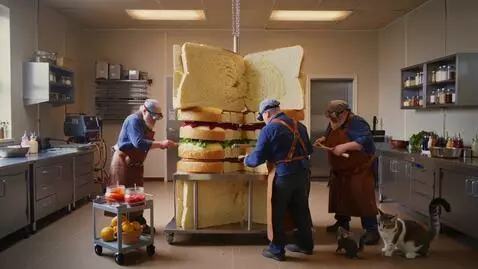 AI Video from prompt: A number of dwarf workers are using various cons