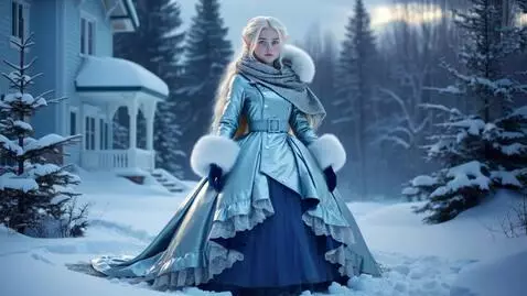 AI Video from prompt: Ultra-realistic cinematic winter photograph of a