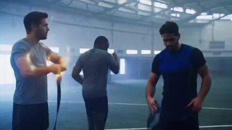 AI Video from prompt: A cinematic motivational scene featuring the wor