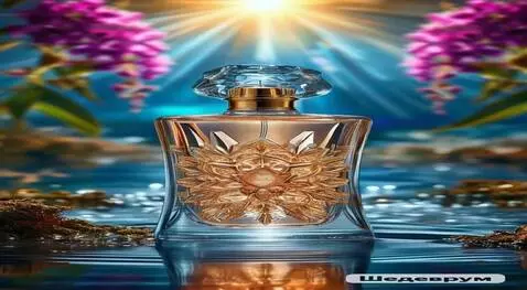 AI Video from prompt: Флакон замедленно падает сверху вниз в воду. Обр