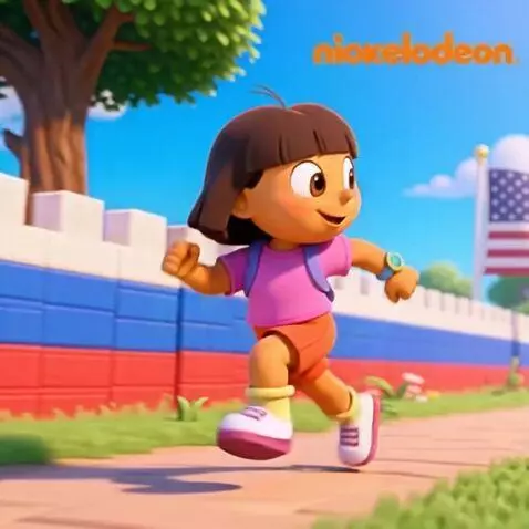 AI Video from prompt: she running and hurry