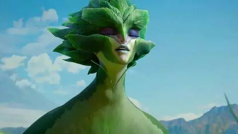 AI Video from prompt: She closes her eyes and gulps as we see a nice s