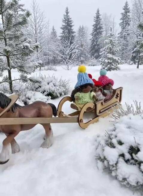 AI Video from prompt: Sylvanian families/Calico Critters hedgehogs are